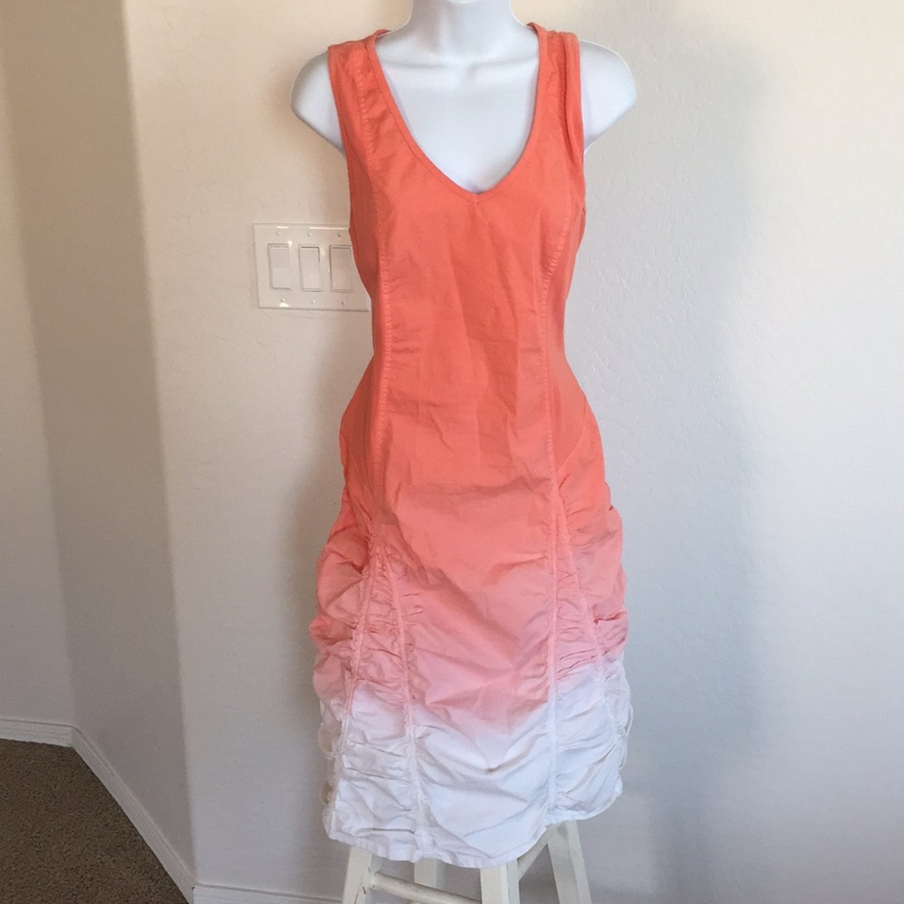 XCVI Ombré Tank Ruched Dress S